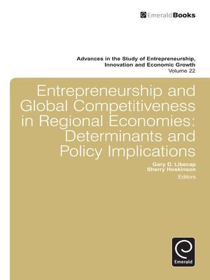 cover image of Advances in the Study of Entrepreneurship, Innovation and Economic Growth, Volume 22